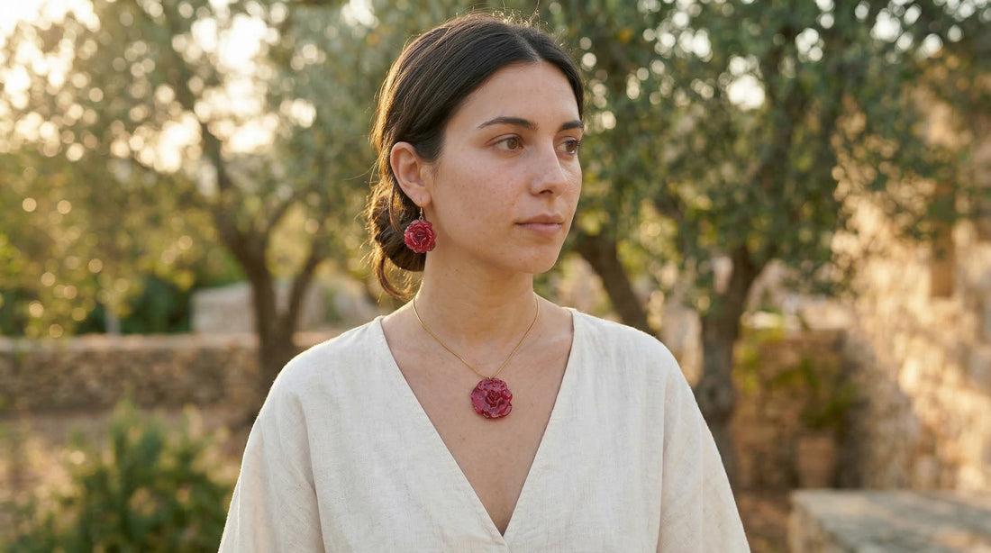 7 beneficios de llevar joyas con flores reales que ninguna otra joya puede darte