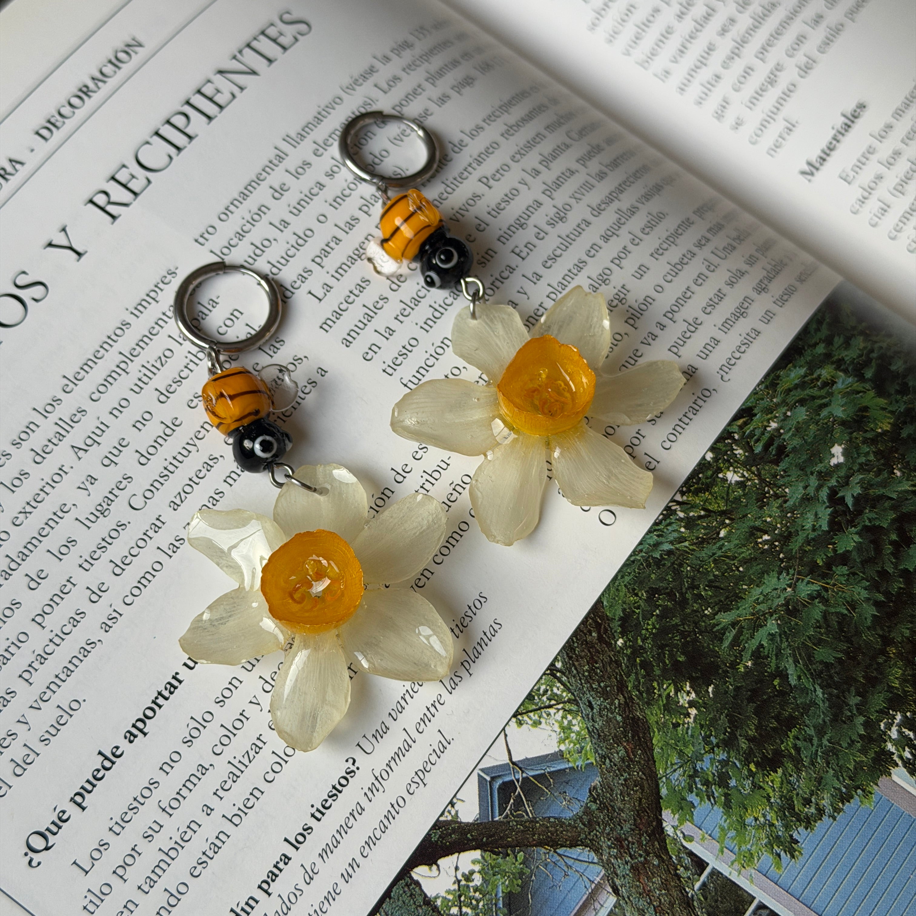 Pendientes  Narciso -  Maya