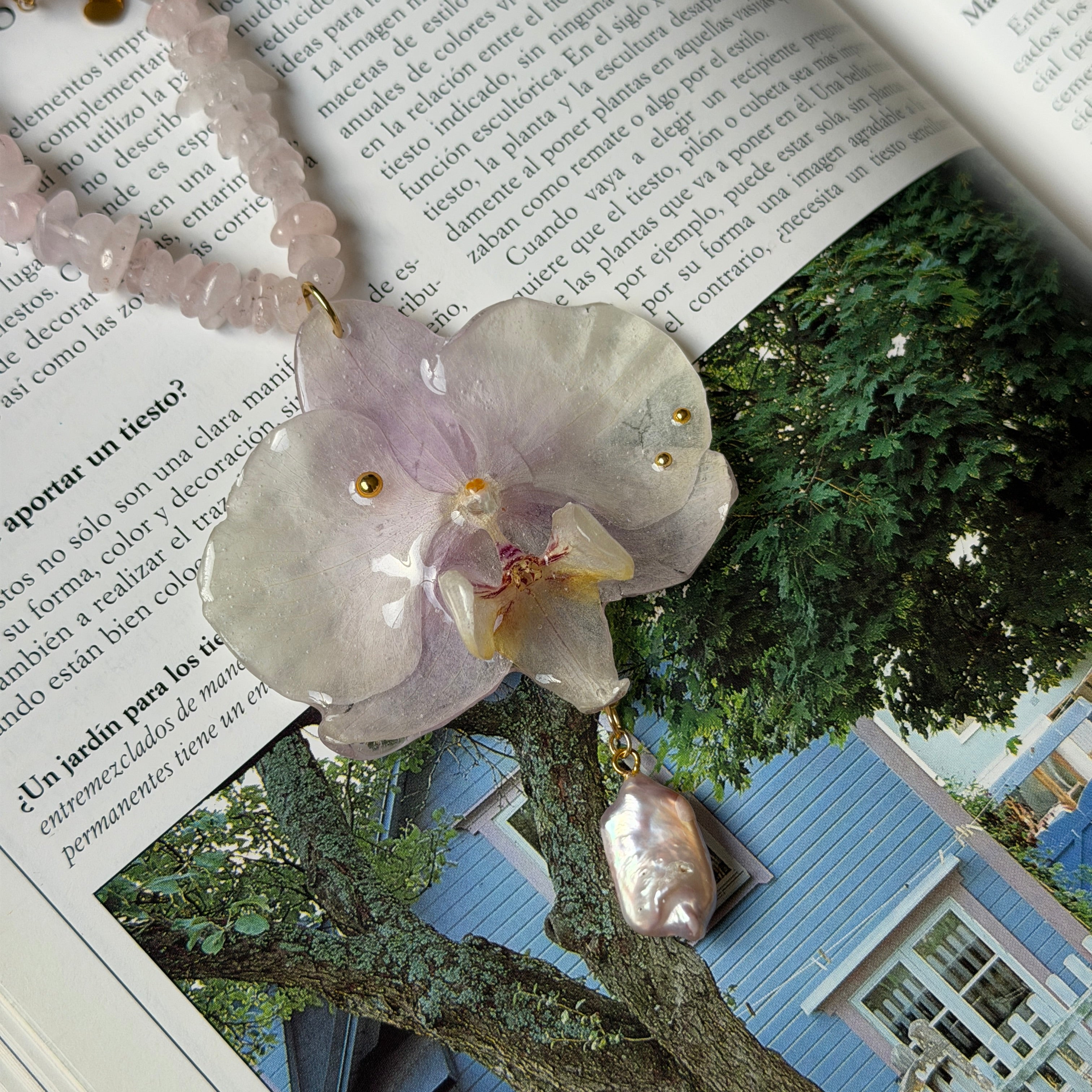 Collar Orquídea - Oriana
