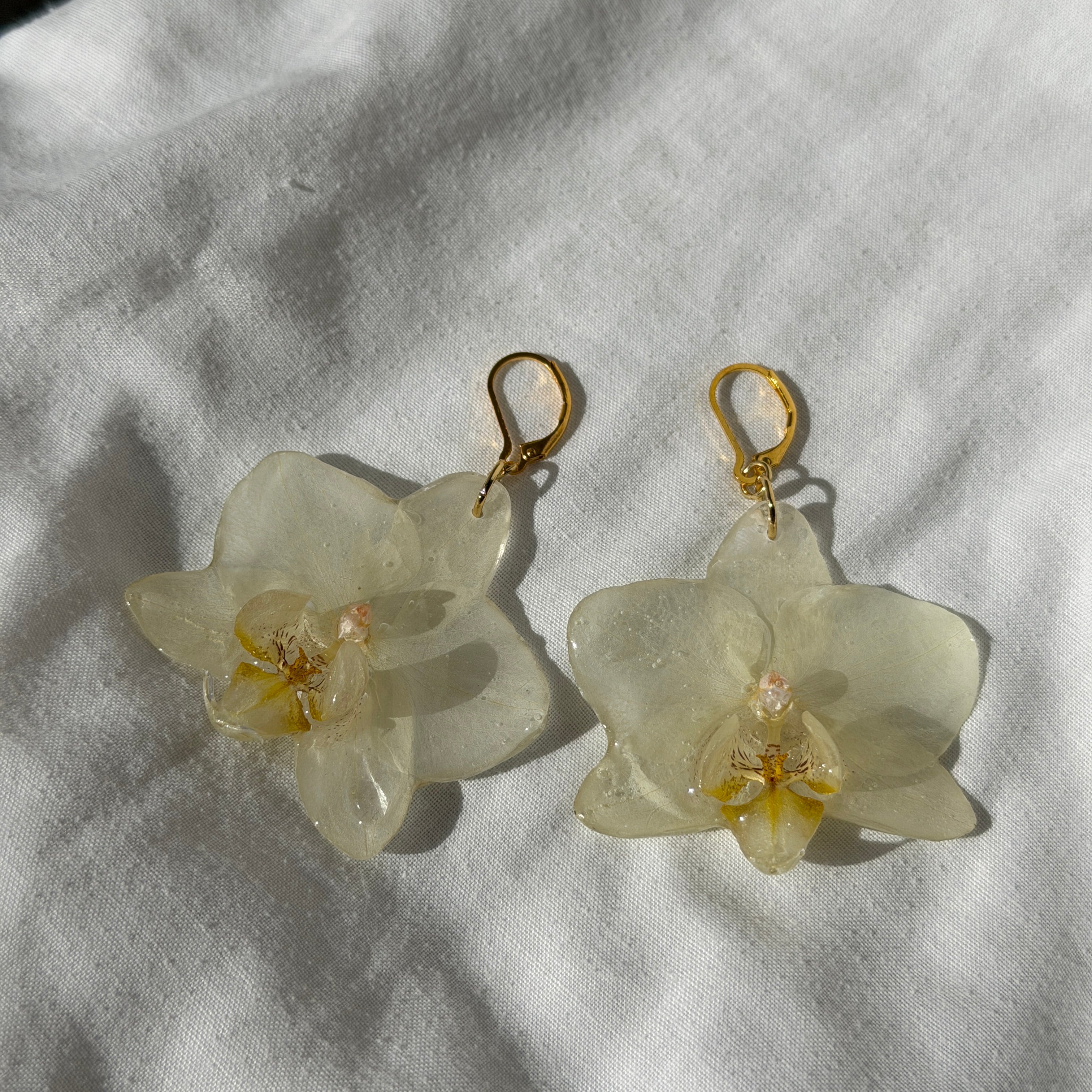 Pendientes Orquídea - Lúmina