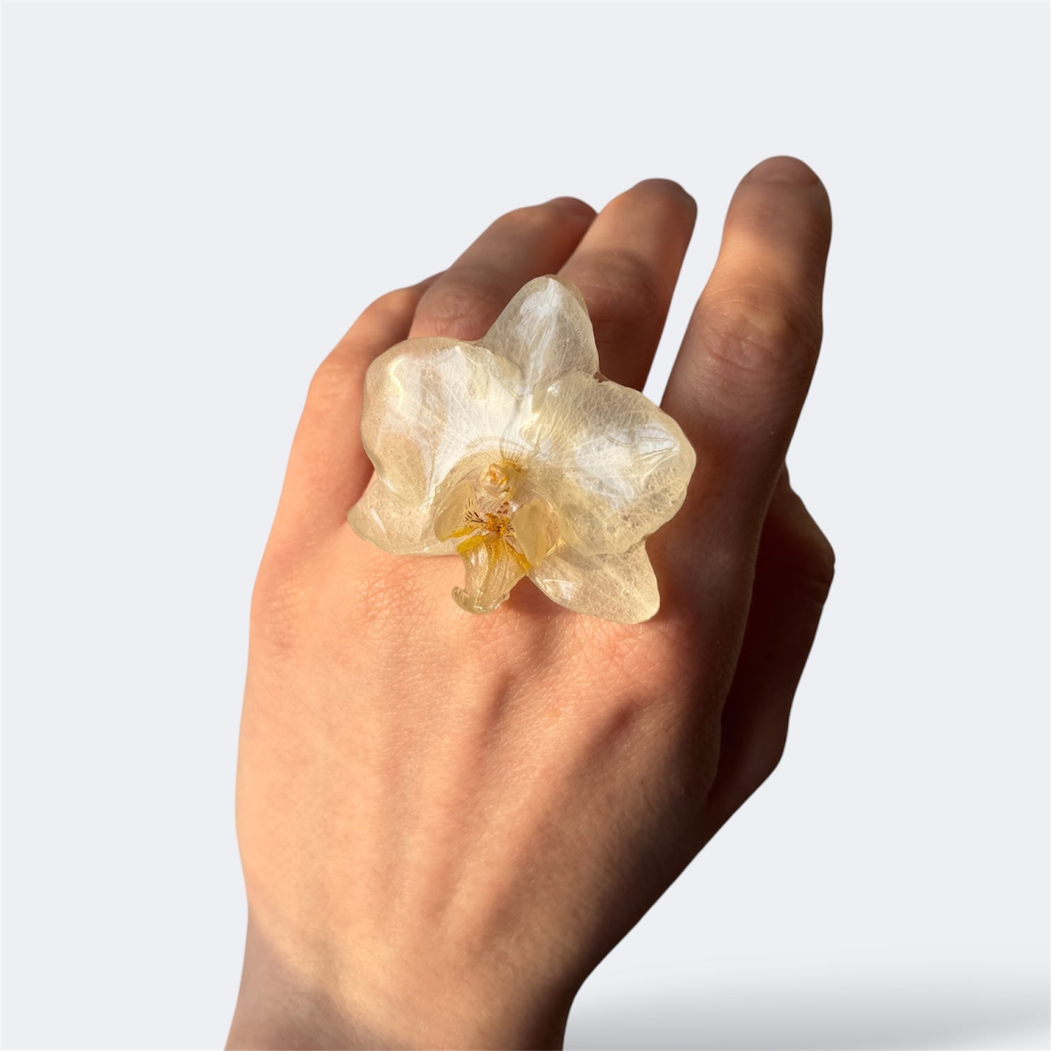 Anillo Orquídea - Marfil