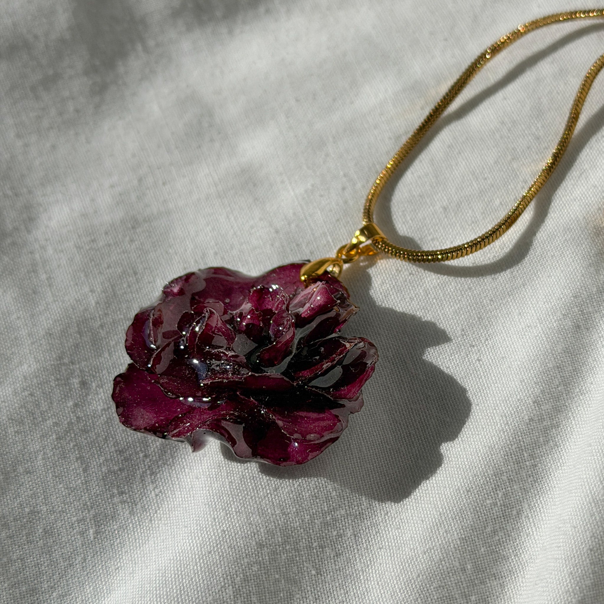 Collar Clavel - Rubí