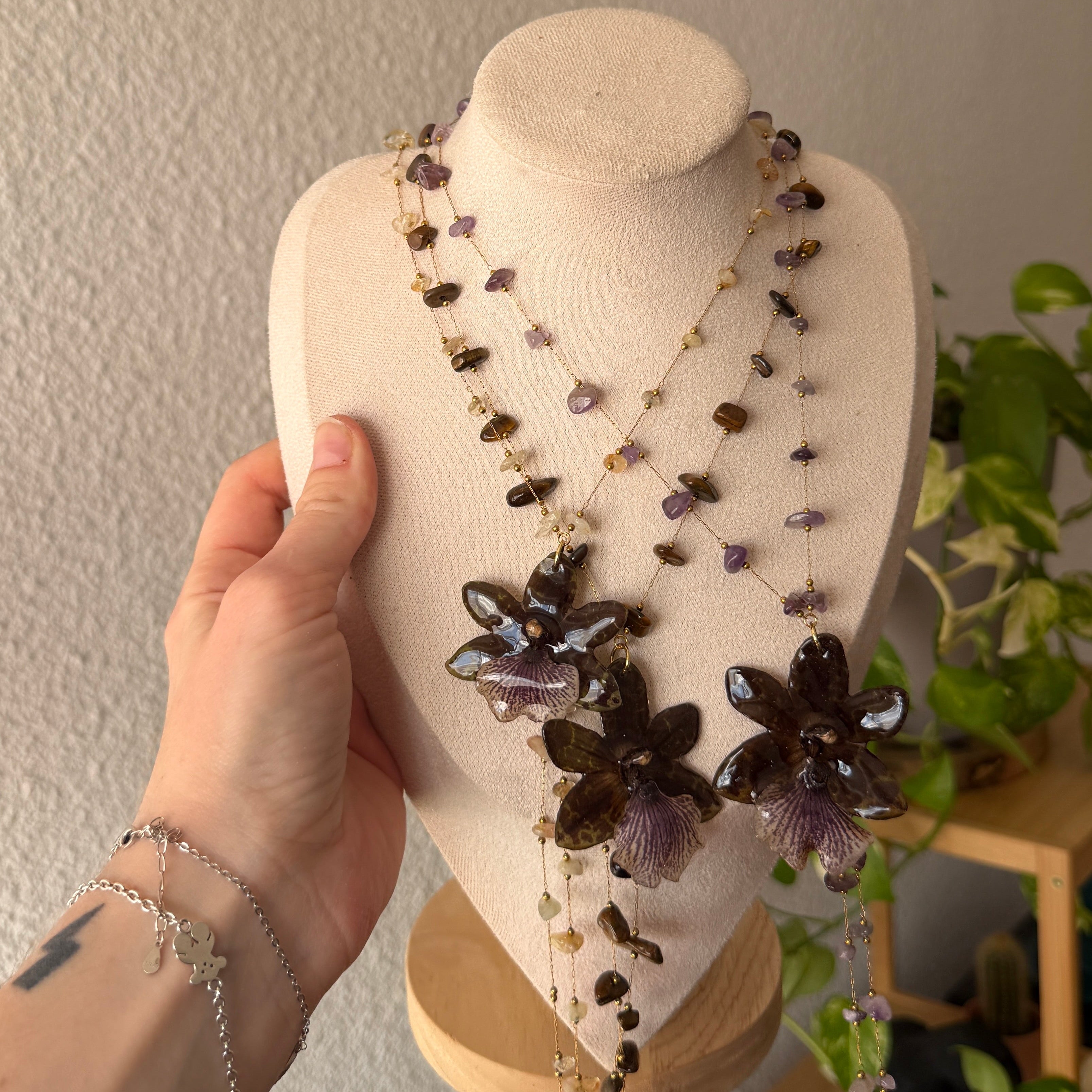 Collar Orquídea - Terra