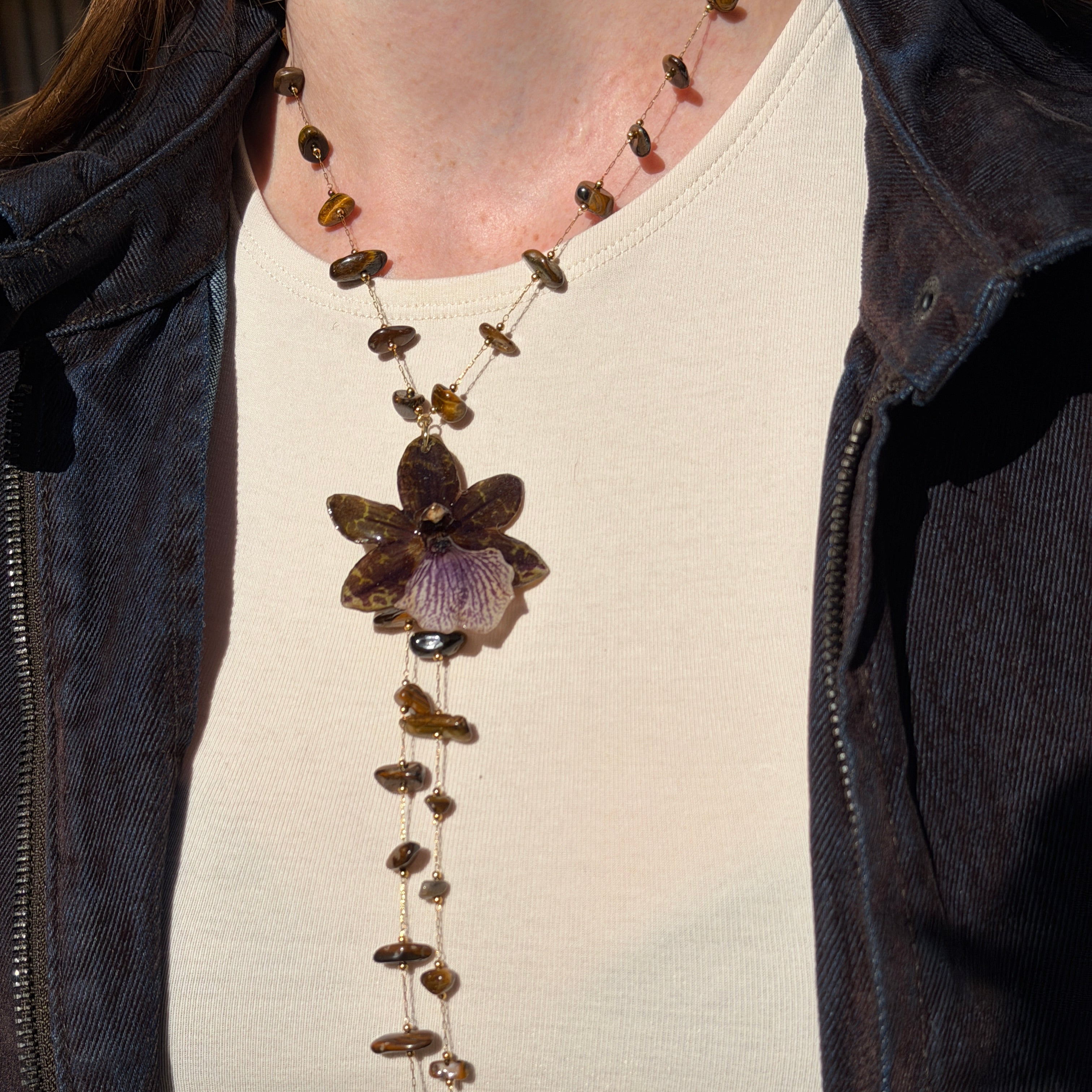 Collar Orquídea - Terra