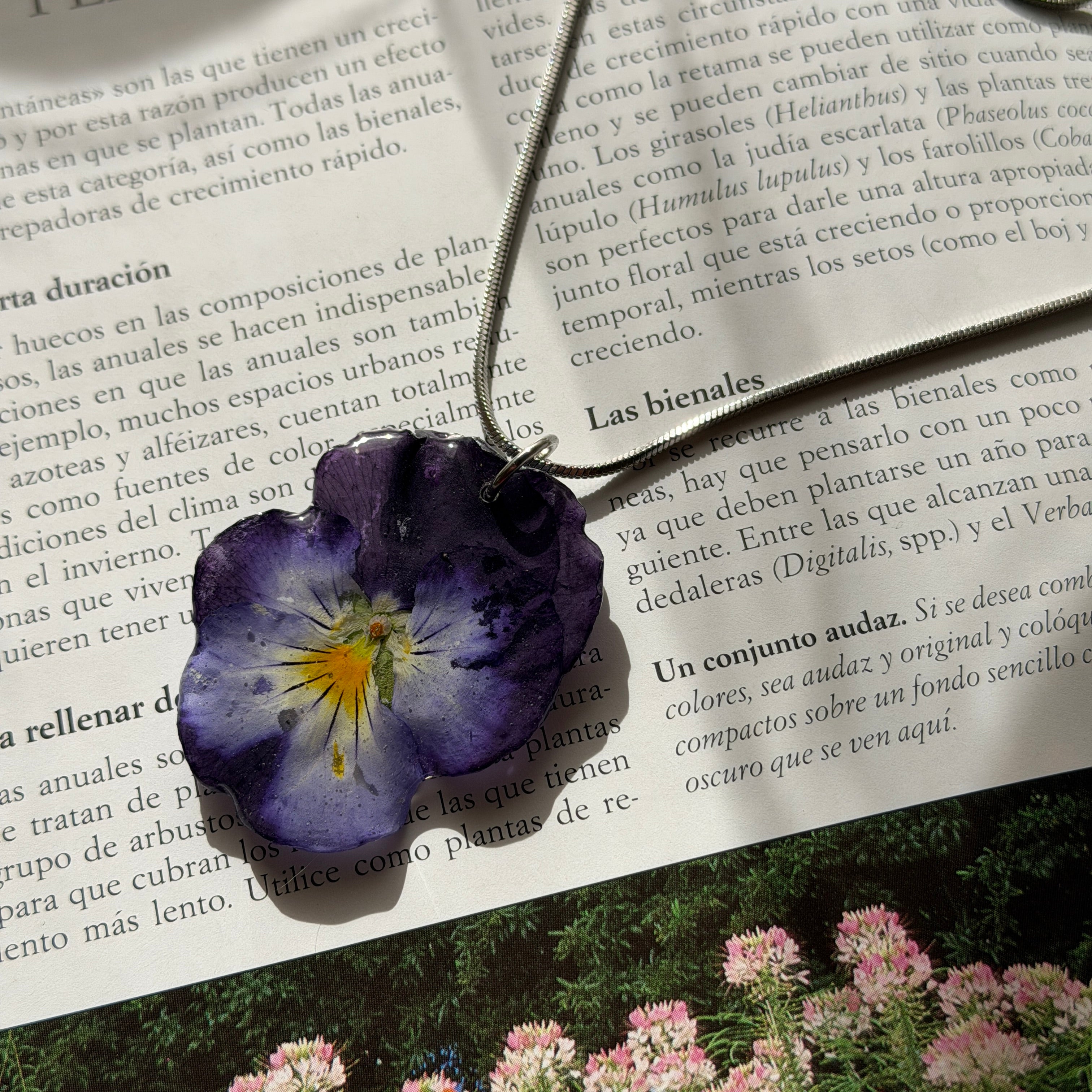 Collar Pensamiento - Violeta