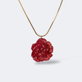 collar clavel real de frende